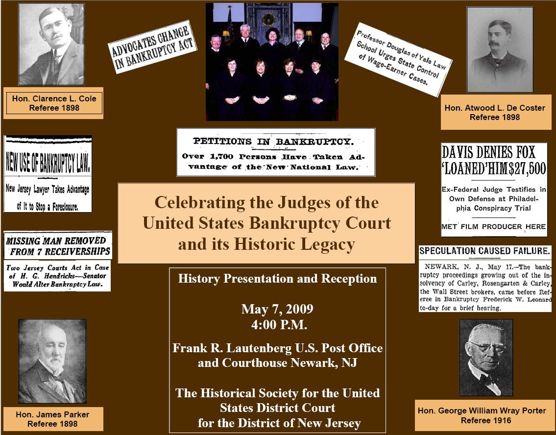 Celebrating the Judges of the United States Bankruptcy Court and its Historic Legacy